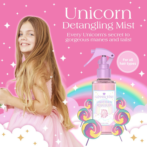Spray Desenredante De Unicornio Para Niños Spray Desenredant
