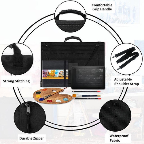 Bolsa De Mano Para Portafolios De Arte, Bolsa De
