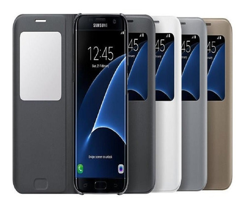Capa Protetora Original S View Samsung Galaxy S7 Edge