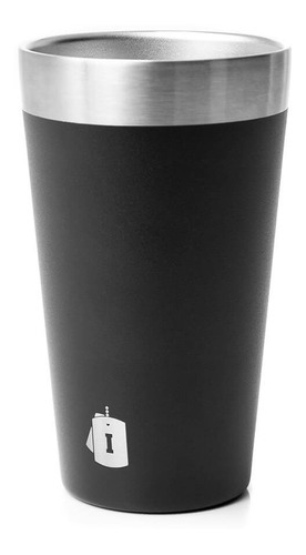 Copo Térmico De Cerveja Inox S/ Tampa Brewer 473ml Invictus Preto