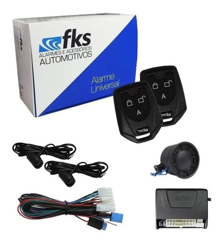 Alarme Automotivo Fks Fk902 Sb Plus C/2 Controles Slim Cr941