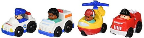 Fisher-price Little People Wheelies Comunidad Ayudantes 4-pa