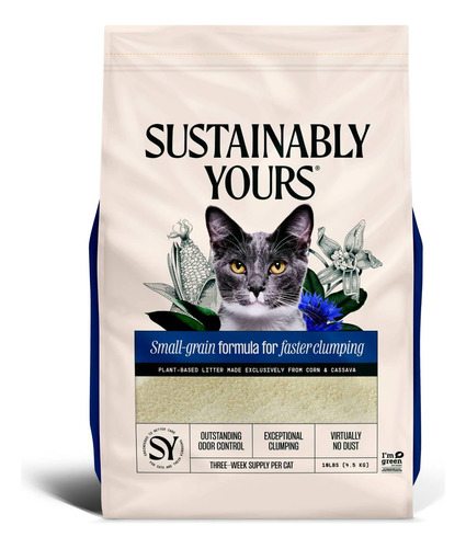 Sustainably Yours Arena Natural Para Gatos, Multi-cat Plus, 