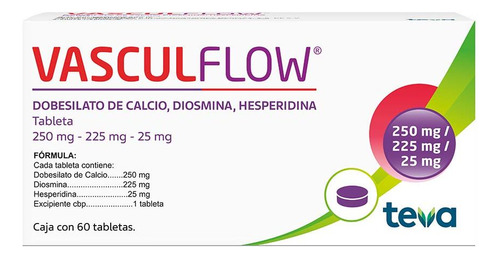 Vasculflow Caja Con 60 Tabletas