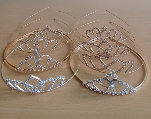 Imagen 7 de 7 de Tiaras Diademas Para Niñas