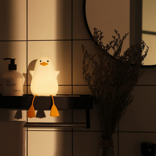 Luz Nocturna Led De Pato Luz Nocturna De Silicona Para Niños