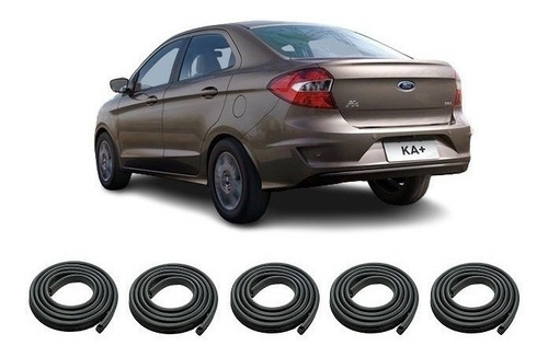 Ford Ka+ 4p 2016/22 Burlete Puertas Delanteras Traseras Baul