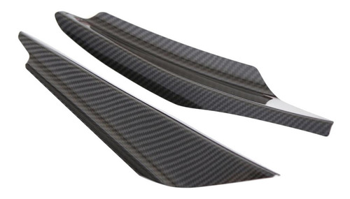 4 Piezas De Fibra De Carbono Universal Parachoques Delantero