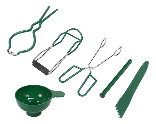 Kit De Conservas, 6 Peças, Funnel Tong Bubble Popper Jar Wre