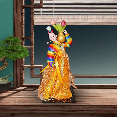 Z Estatueta De Gueixa Coreana, Bonecas Estilo Hanbok