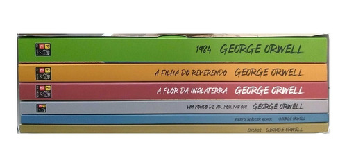Imagem 4 de 5 de Box 6 Livros George Orwell 1984 A Revolução Dos Bichos + 4
