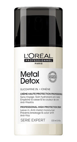 Crema De Peinar De Alta Protección Metal Detox 100 Ml