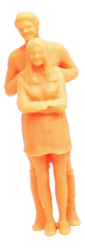 1/64 Figuras Sin Pintar Modelo Pareja Diseño 1/64 Estilo C