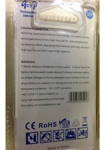 Pila Bateria Recargable Aa 3.6v 1800mah Ni-mh 3 X A A