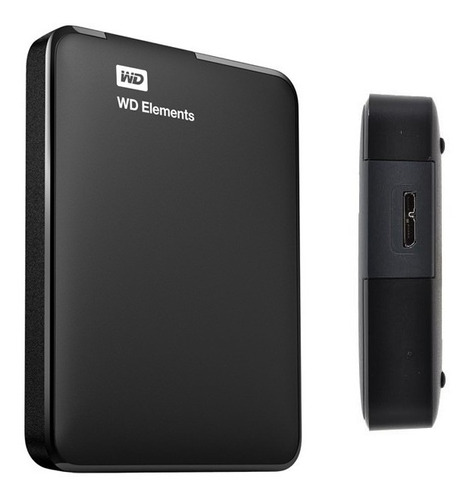 Disco Duro Externo Western Digital Elements Portable, 2 Tb, 