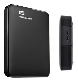 Disco Duro Externo Western Digital Elements Portable, 2 Tb,