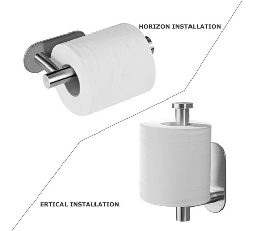 Portarrollos Para Papel Higiénico De Baño Acero Inoxidable