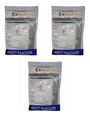 Icon 10 Ph 3 Sobres De 25 G C/u Chinches Insecticida Plagas