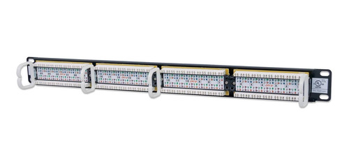 Panel De Parcheo 24 Puertos Cat6 Utp 1u P/rack 19 Intelline