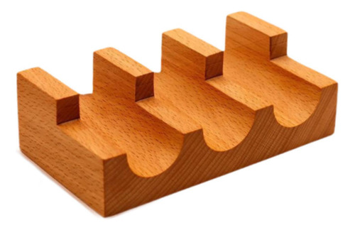 Soporte De Tacos De Sushi De Madera Para 3 Cuadrícula