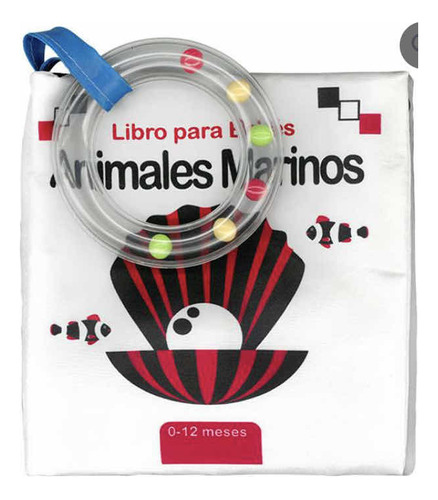 Libro De Tela Sonajero Animales Marinos