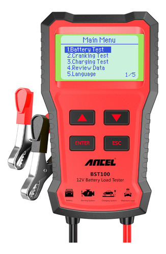Cargador De Baterías De Coche Ancel Bst100 De 12 V, Herramie