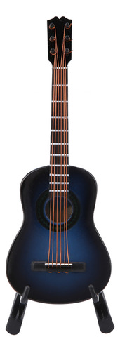 Mini Adorno Musical Con Pantalla De Madera, Modelo De Guitar