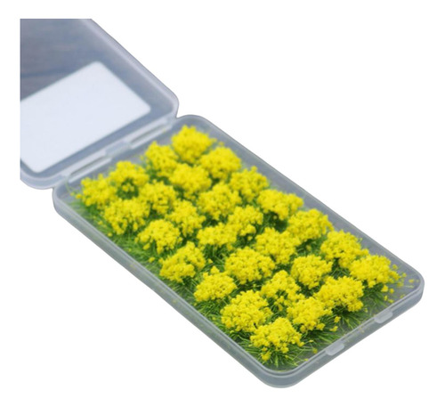 2 Grupos De Vegetación De Racimo De Flores En Amarillo