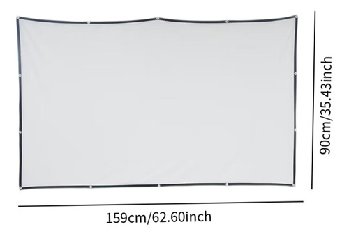 16: 9 Plegado De Proyector Plegable Resistente A 72 Pulgadas