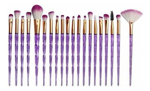 Set Completo De 20 Brochas Y Pinceles Para Maquillaje Rostro