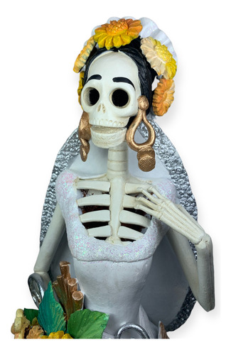 Catrina De Barro Novia Capula Michoacán
