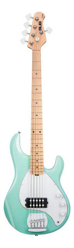 Contrabaixo 5c Music Man Sterling Sub Ray 5 Mint Green