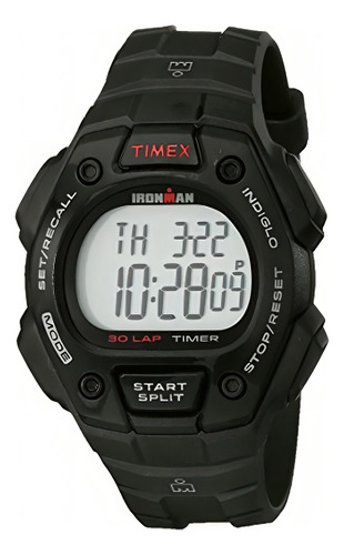 Reloj Hombre Timex Ironman Con Luz Digital 45 mm T5K8229J