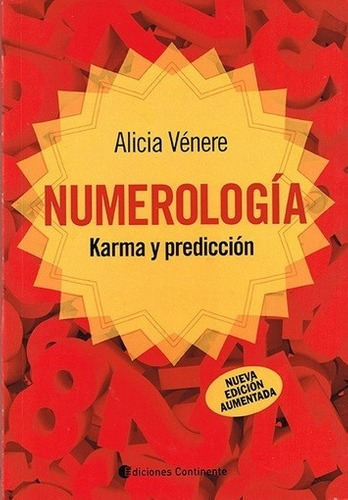 Libro - Numerologia Karma Y Prediccion - Venere Alicia