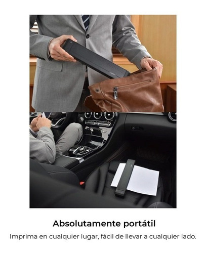 Impressora portátil A4 Bluetooth preta Hprt Mt800