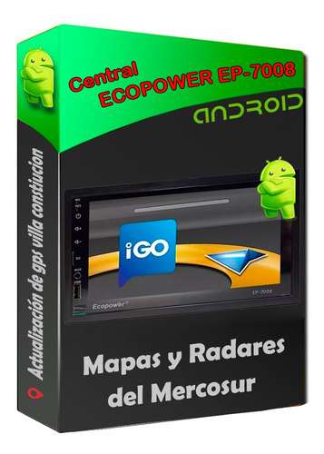Actualización Gps Estereo Ecopower Ep 7008  Android