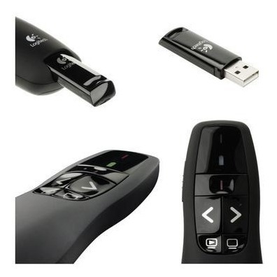 Apresentador Logitech R400 Wi-fi C/laser Point