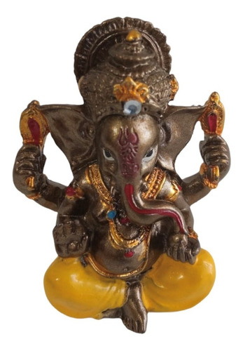 Ganesha Da Sorte Em Resina Enfeite Decoração - Escolha A Cor