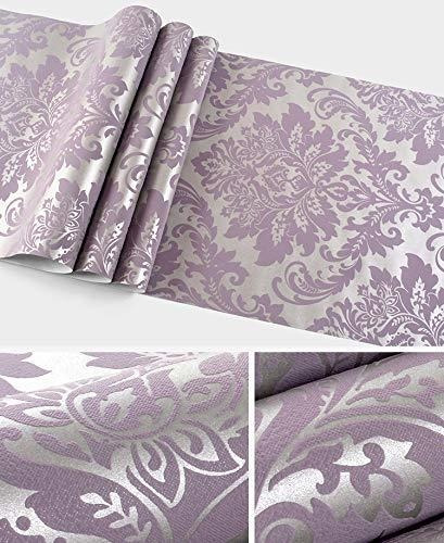 Papel Tapiz - 9.5x0.53m 3d Elegant Damask 6 Colores Rollo De