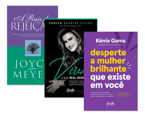 Kit Raiz Rejeição + Viva Real Identidade + Desperte Em Você