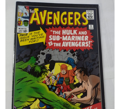 Marvel Comics Clasicos Hulk Y El Submariner Vs Avengers (Usado)