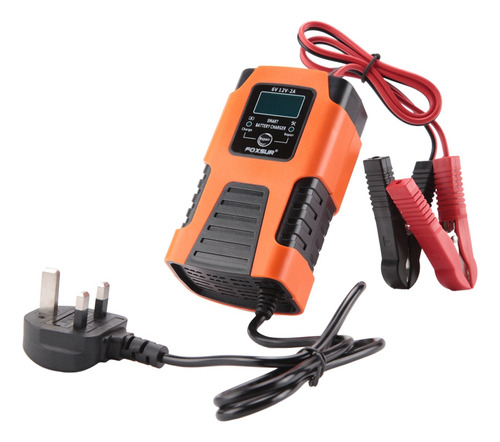 Cargador De Batería De Coche Foxsur, 6 V, 12 V, 2a, 3 Etapas