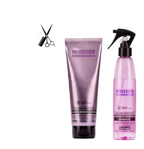 Kit Hairssime | Color Protect:  Acondicionador + Bifasico