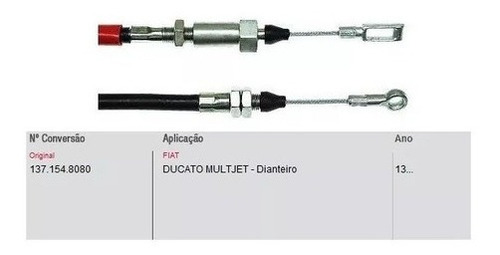 Cabo De Freio Dianteiro Fiat Ducato Multjet 2013... - 6349