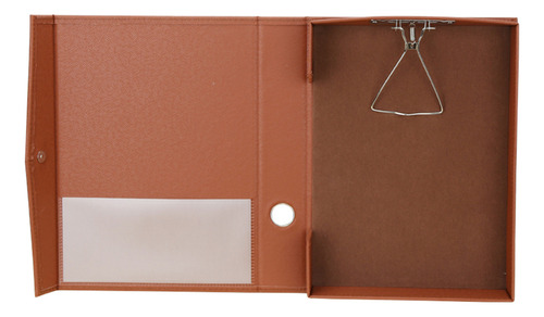 Carpeta De Archivos A4 Pu Marrón