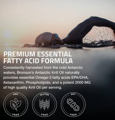 Krill Oil 2000 Mg Omega 3 Epa Dha Axthaxanthing Made In Ee.u
