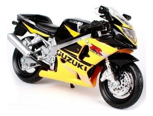 Maisto Suzuki Gsx-r600 1/18 Amarillo Negro Modelo Fundido A