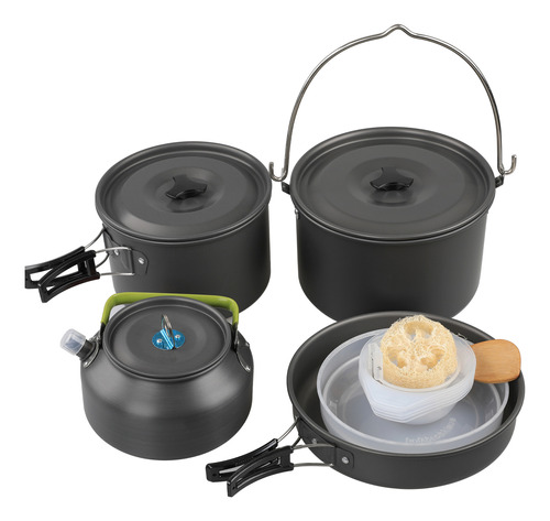 Set De Cocina Portátil Para Camping Al Aire Libre Para 5-6 P