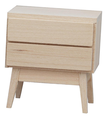 Mini Mesita De Noche Para Casa De Muñecas, Mueble Modelo,