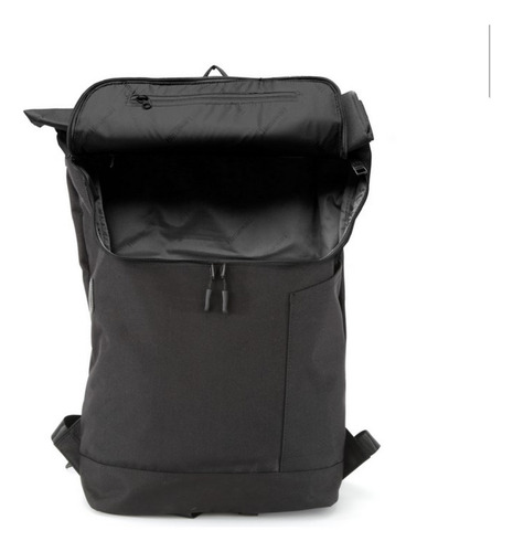Mochila Himawari 1682 Impermeable Viaje Color Negro Diseño De La Tela Lisa